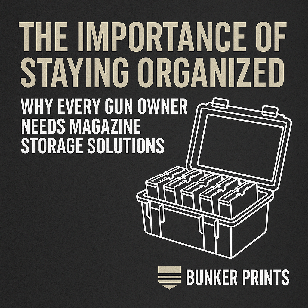 🔧 The Importance of Staying Organized: Why Every Gun Owner Needs Magazine Storage Solutions