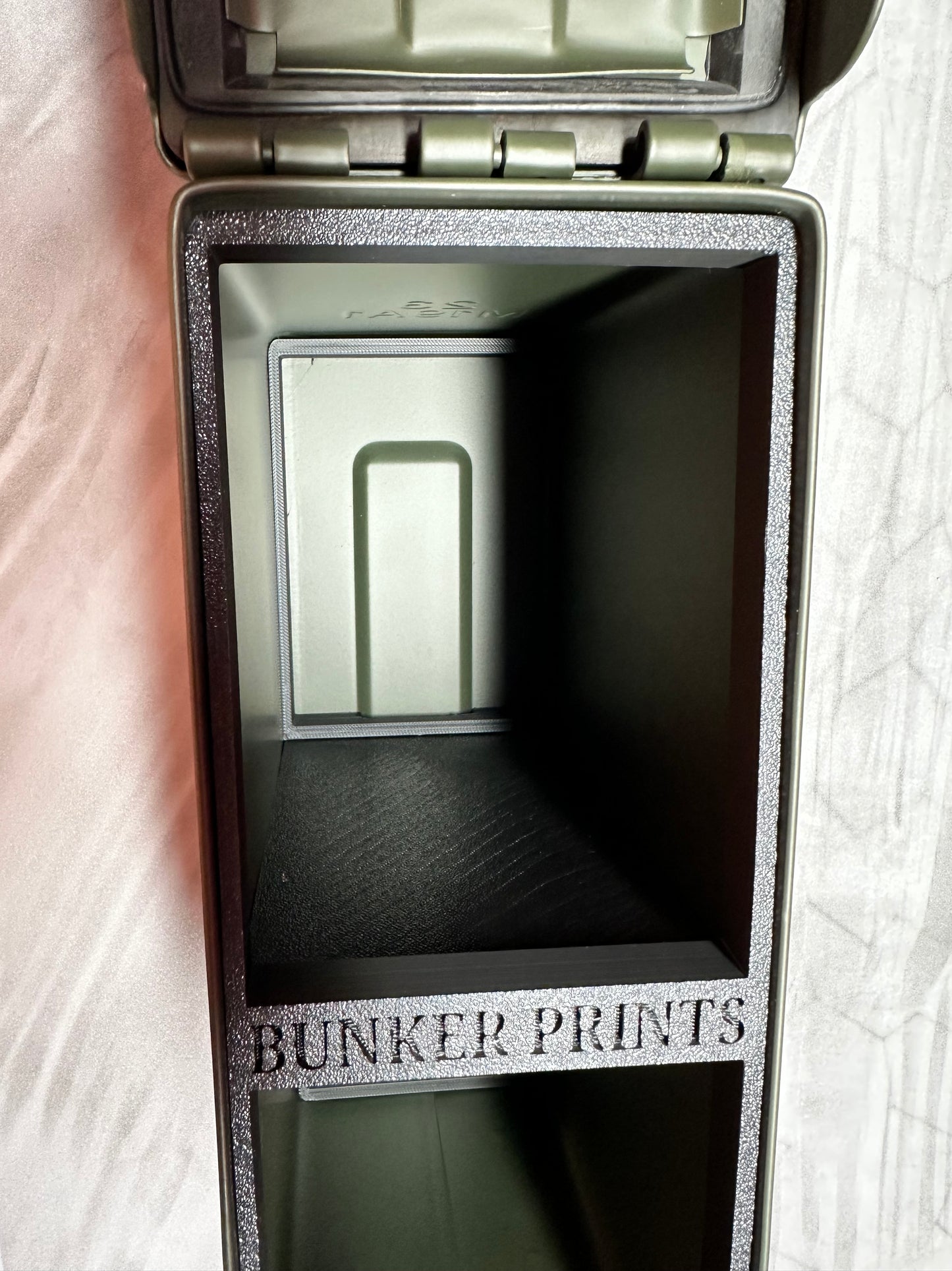 Dual Zone Metal Ammo Can Divider – Harbor Freight 30 Cal & 50 Cal Compatible