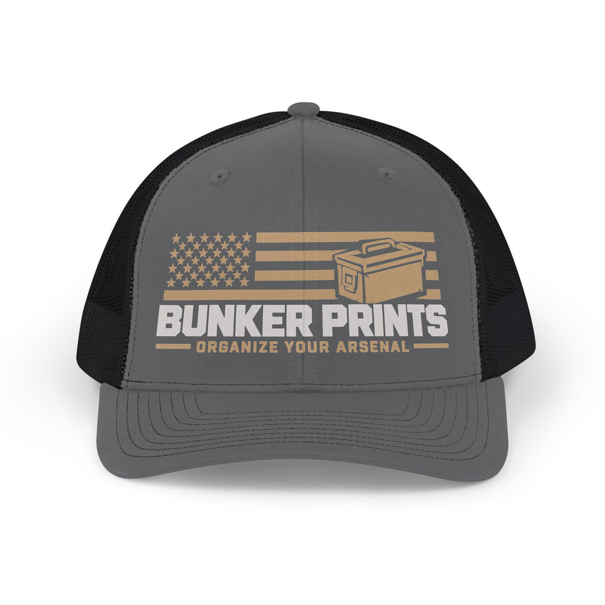 Bunker Prints Tactical Snapback Trucker Cap
