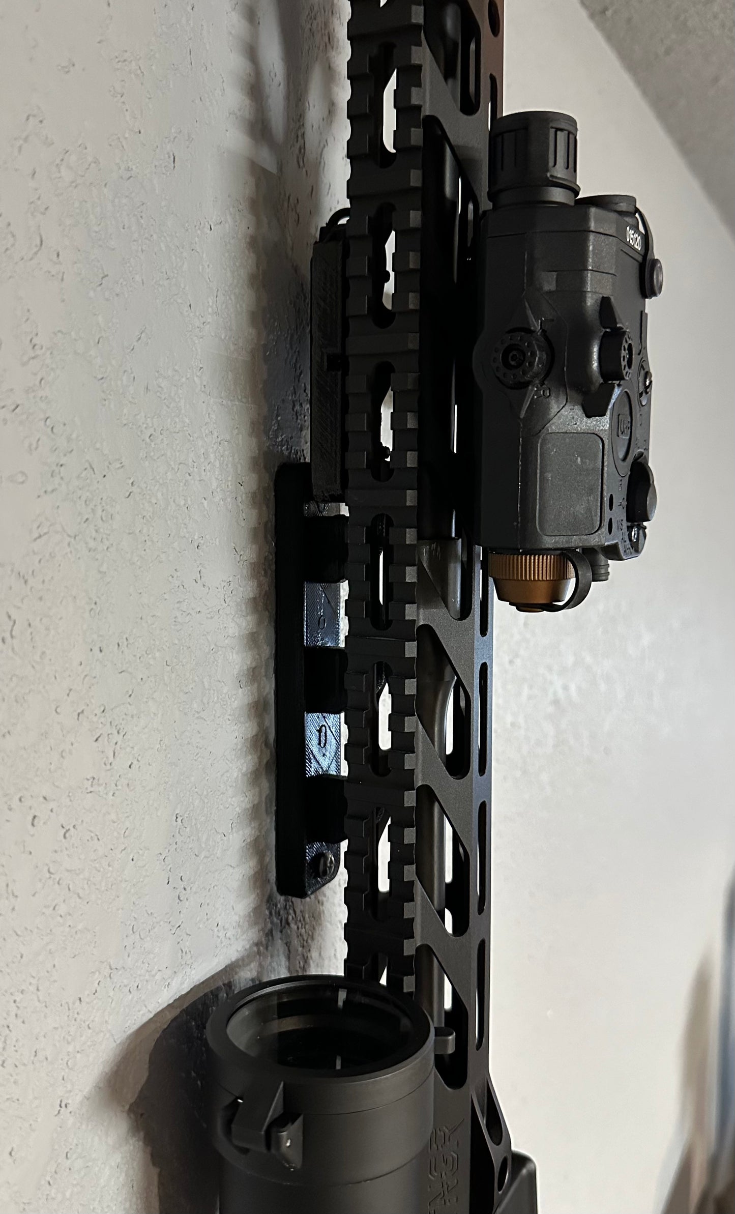 Bunker Prints M-Lok Wall Mount: Premium Rack for Secure Home Defense, Organized Rifle Storage, and Stylish Firearm Display – AR-15