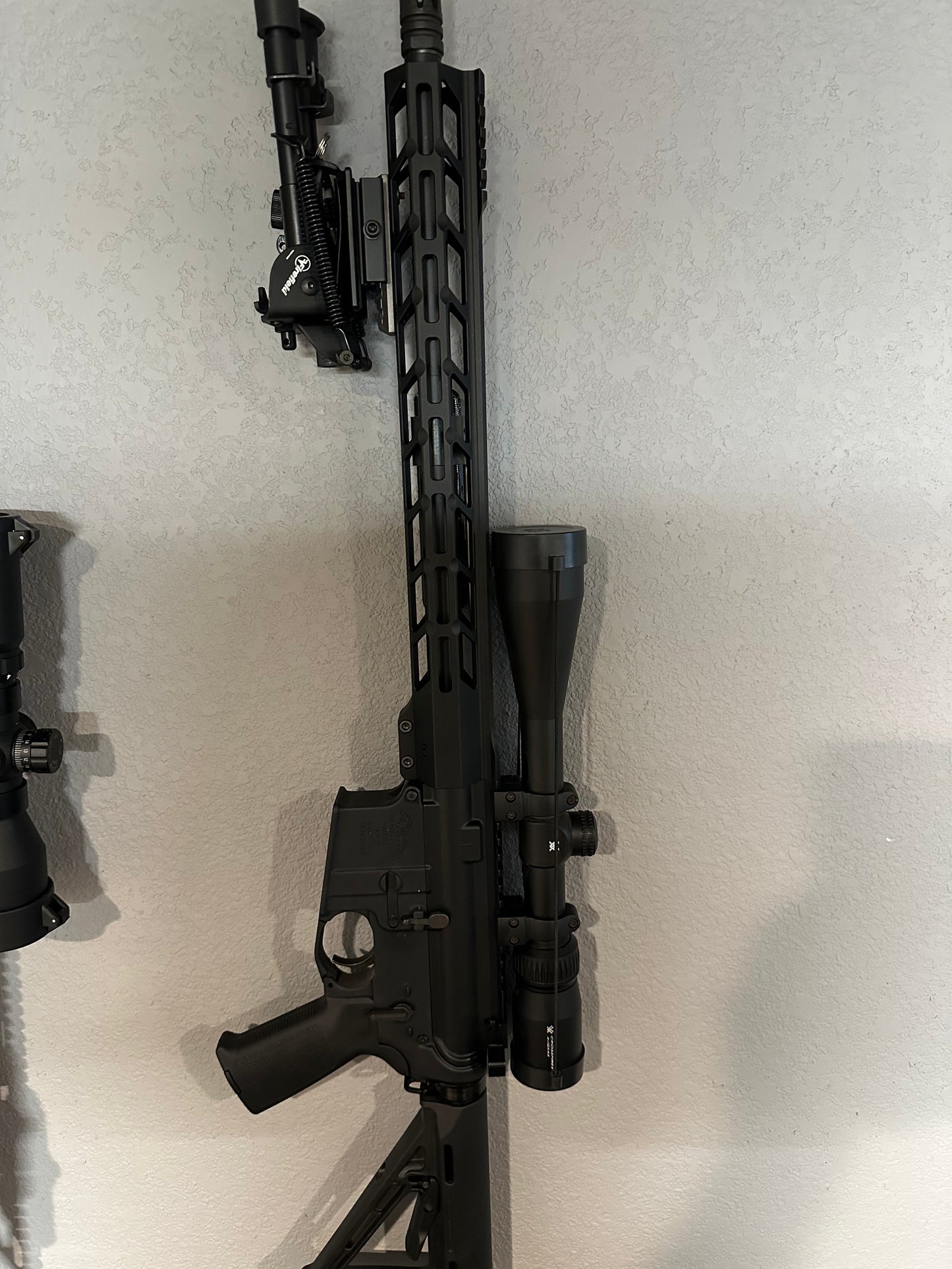 Bunker Prints M-Lok Wall Mount: Premium Rack for Secure Home Defense, Organized Rifle Storage, and Stylish Firearm Display – AR-15