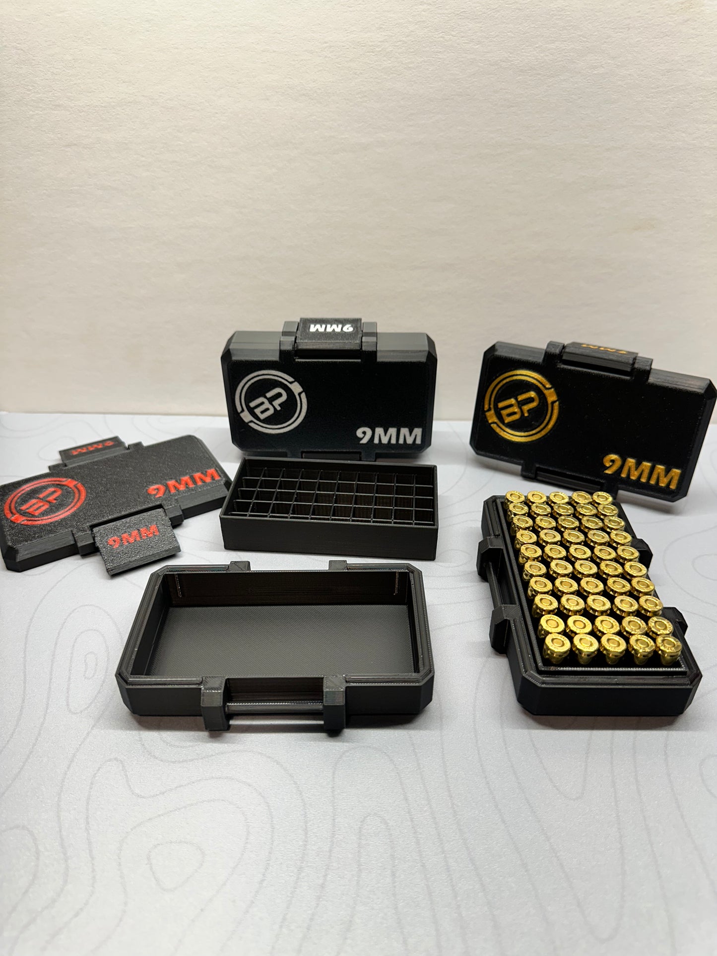 9mm Ammo Box – Modular Storage & Style