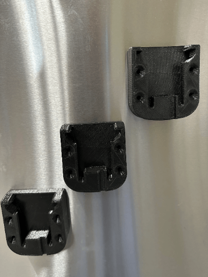 Milwaukee M18 Magnetic Battery Mount / Holder (3 Pack) - Bunker Prints