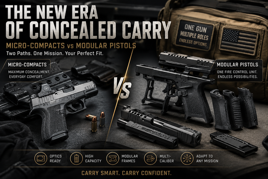 The New Era of Concealed Carry: Micro-Compacts vs Modular Pistols