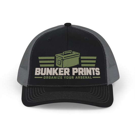 Bunker Prints Organize Your Arsenal Snapback Trucker Cap