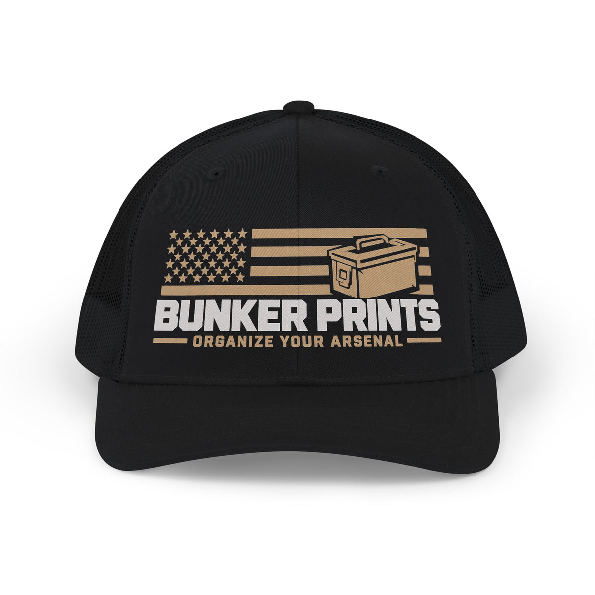 Bunker Prints Tactical Snapback Trucker Cap