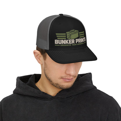 Bunker Prints Organize Your Arsenal Snapback Trucker Cap