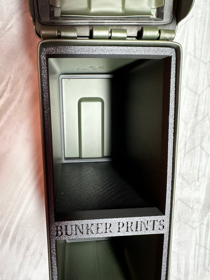 Dual Zone Metal Ammo Can Divider – Harbor Freight 30 Cal & 50 Cal Compatible