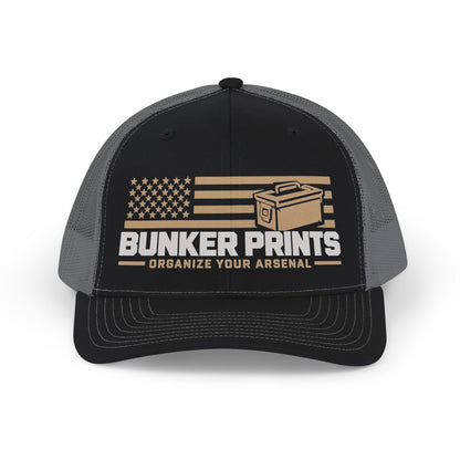 Bunker Prints Tactical Snapback Trucker Cap
