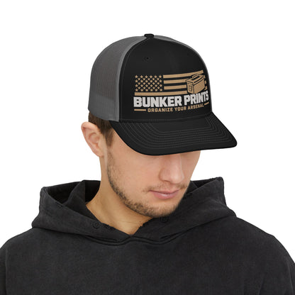 Bunker Prints Tactical Snapback Trucker Cap