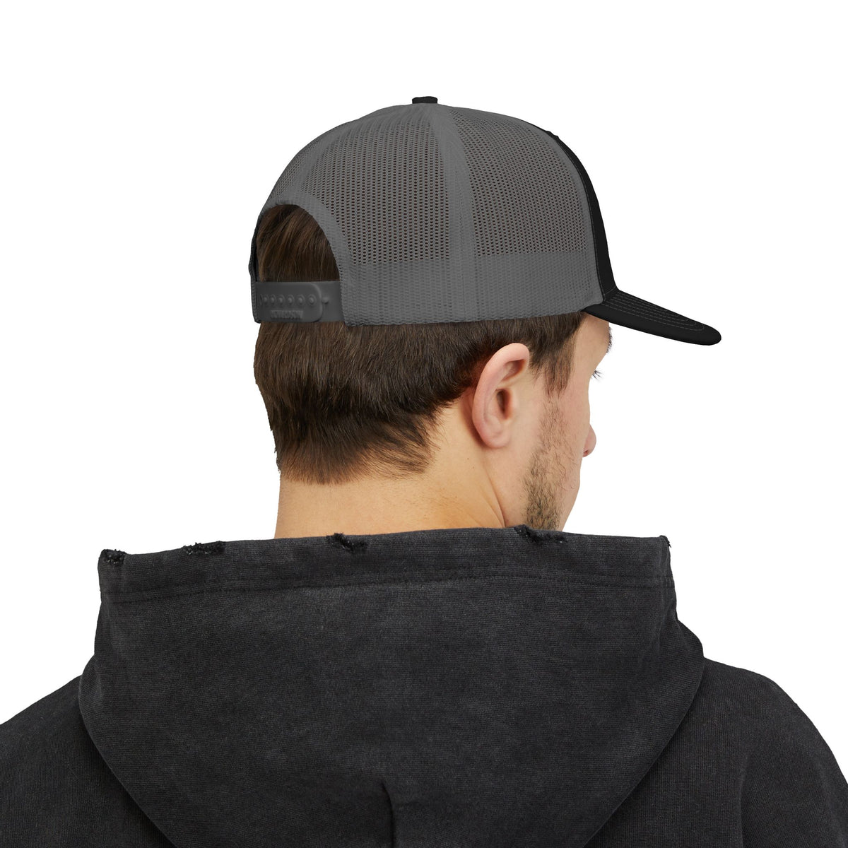 Bunker Prints Mountain Badge Snapback Trucker Cap