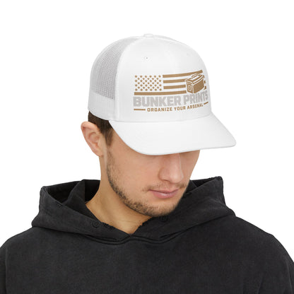 Bunker Prints Tactical Snapback Trucker Cap
