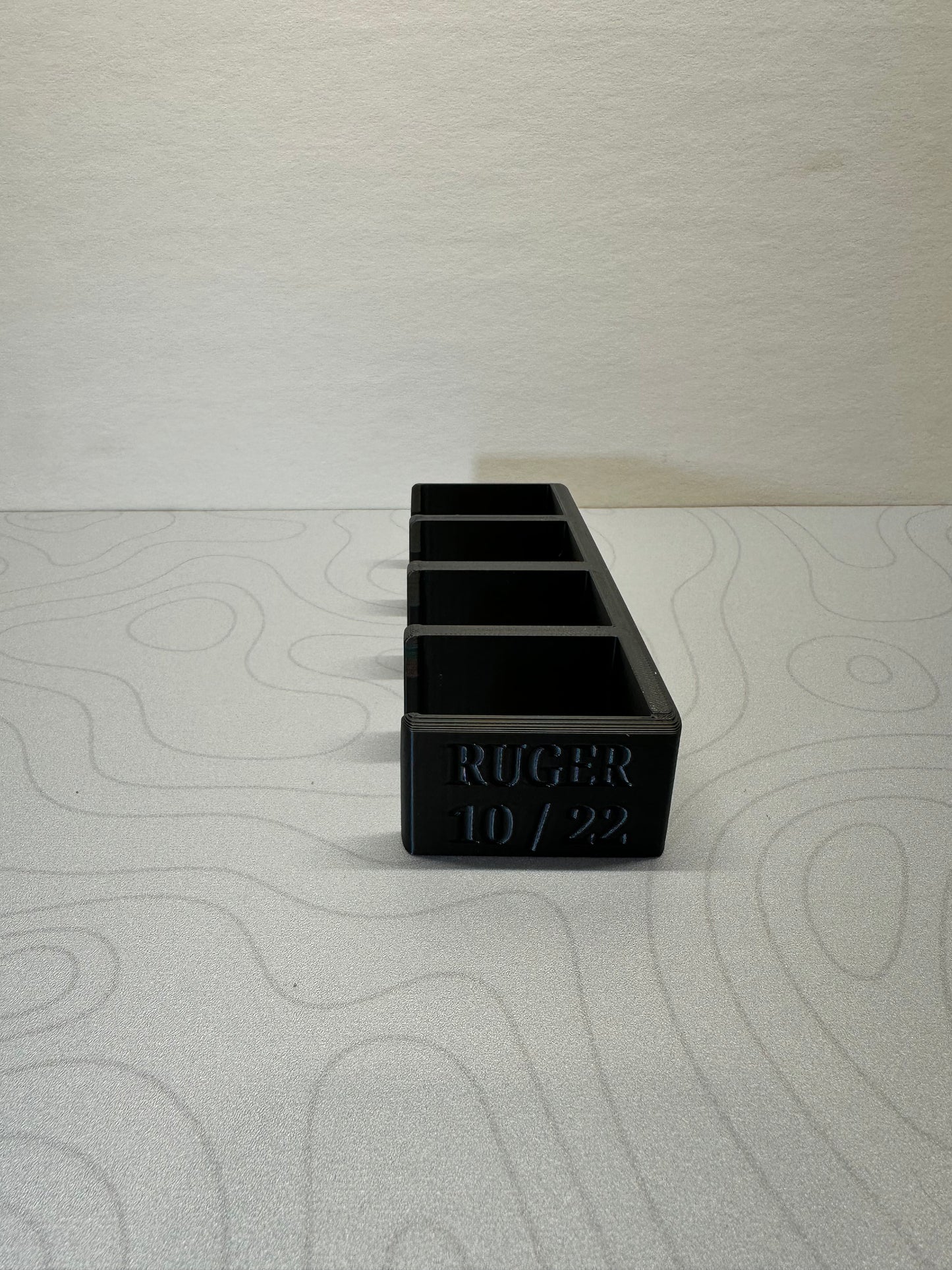 Ruger 10/22 Wall Mount Magazine Organizer – 4 Slot Storage Rack