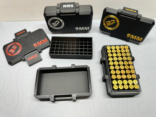 9mm Ammo Box – Modular Storage & Style