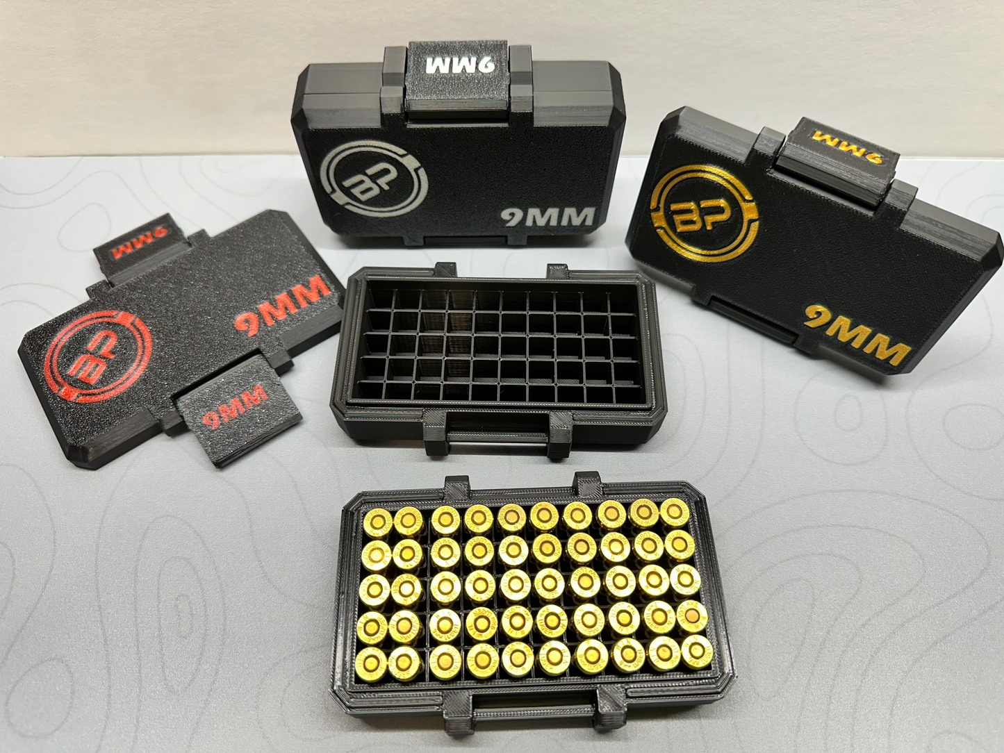 9mm Ammo Box – Modular Storage & Style