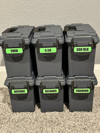 Harbor Freight .30 and .50 Cal Plastic Ammo Can Quick-ID™ Latch