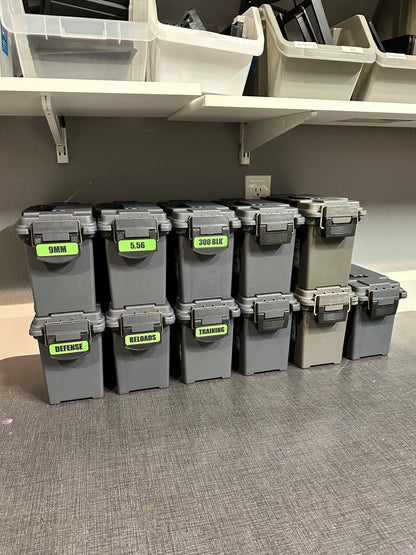 Harbor Freight .30 and .50 Cal Plastic Ammo Can Quick-ID™ Latch