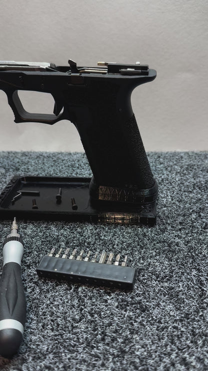 Bunker Prints Glock Modular Pistol Stand: Premium Display and Maintenance Solution for G17/17L/19/26/34 Models